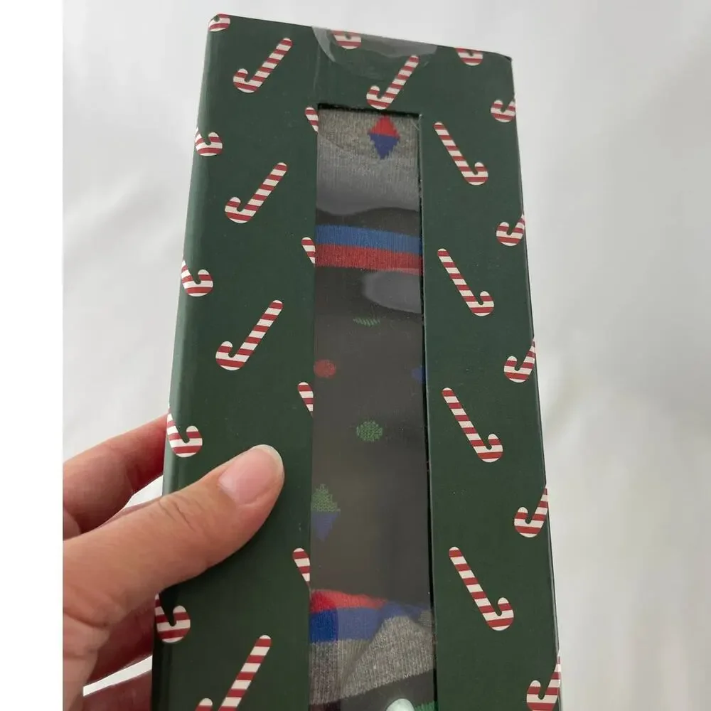 CleverSocks 5 Pairs Socks Christmas Holiday Xmas Design Shoe Size 6-12.5 NEW